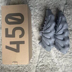 Preowned Adidas Yeezy 450 'Stone Grey' ID9446 - Men's Size 7.5